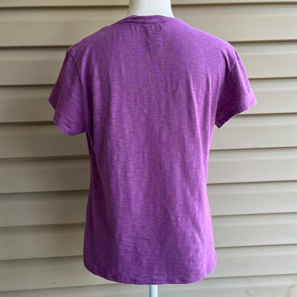 •Bit & Bridle• Feather Design Tee with Sequins - Size Large - Picture 6 of 8